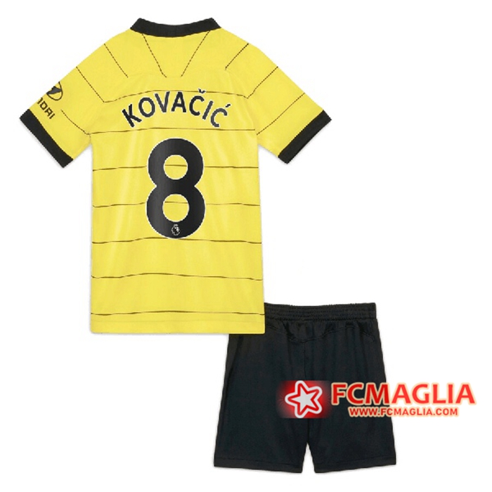 Maglie Calcio FC Chelsea (Kovacic 8) Bambino Seconda 2021/2022