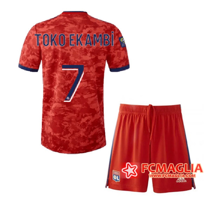 Maglie Calcio Lyon (TOKO EKAMBI 7) Bambino Seconda 2021/2022