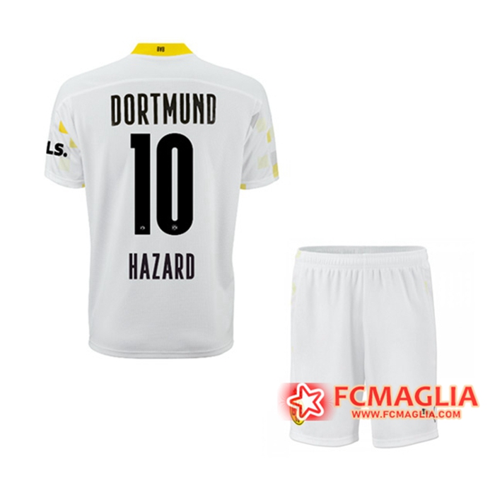 Maglie Calcio Dortmund BVB (Hazard 10) Bambino Terza 2021/2022