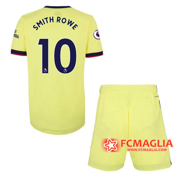 Maglie Calcio FC Arsenal (Emile Smith Rowe 10) Bambino Seconda 2021/2022