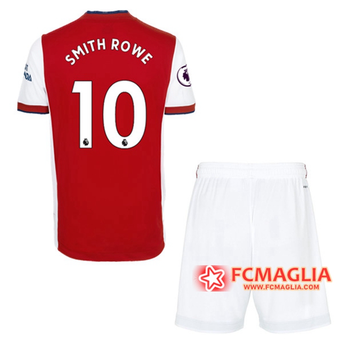 Maglie Calcio FC Arsenal (Emile Smith Rowe 10) Bambino Prima 2021/2022