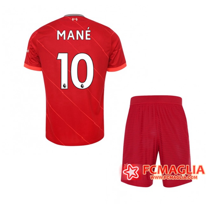Maglie Calcio FC Liverpool (Sadio Mane 10) Bambino Prima 2021/2022