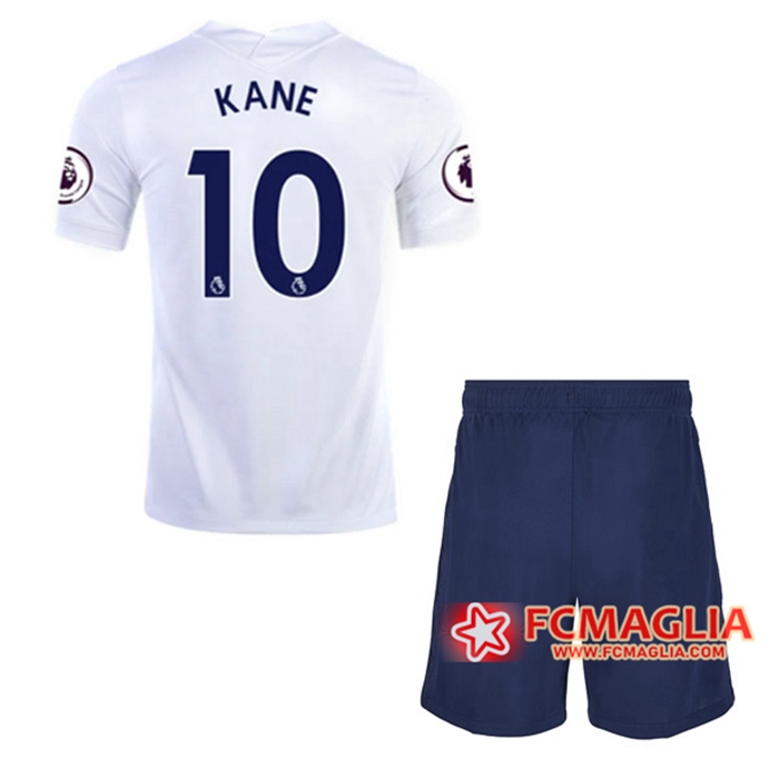 Maglie Calcio Tottenham Hotspur (Harry Kane 10) Bambino Prima 2021/2022