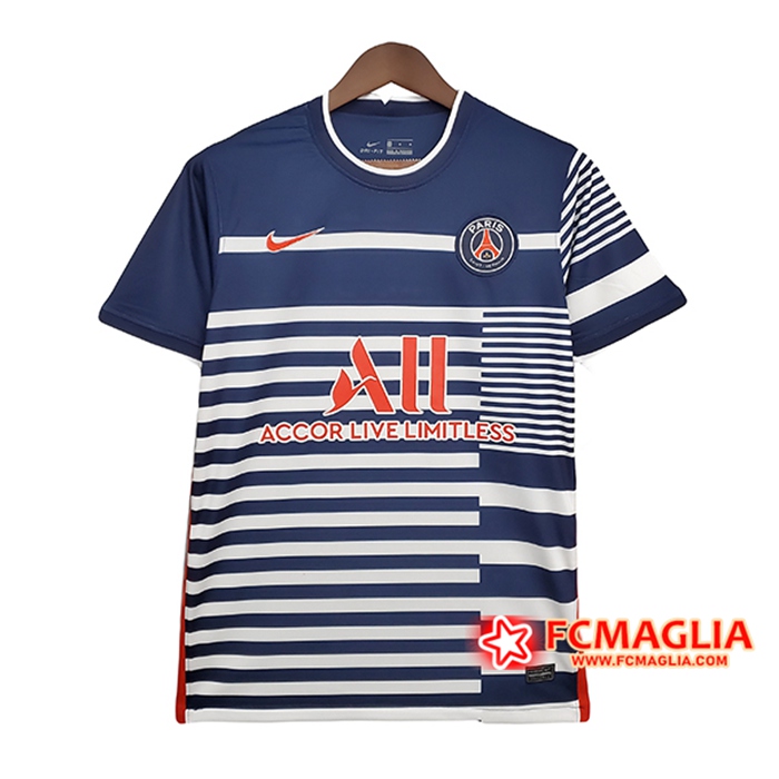 T Shirt PSG Blu/Bianca 2021/2022