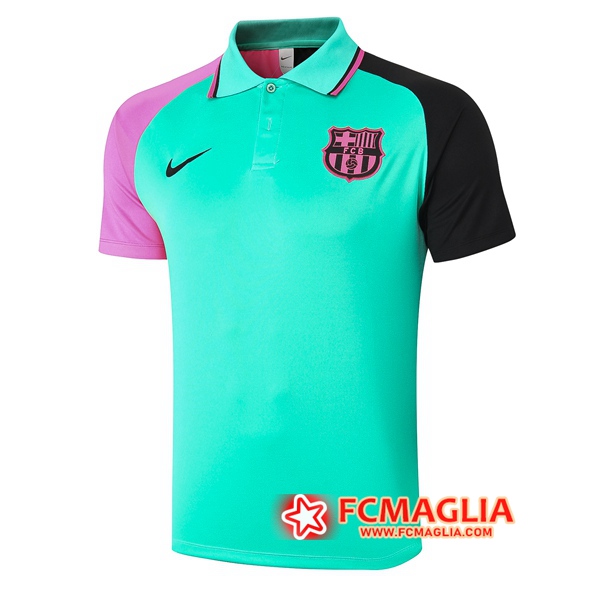 Maglia Polo FC Barcellona Verde 2020/2021 | Venduto a scontate prezzo