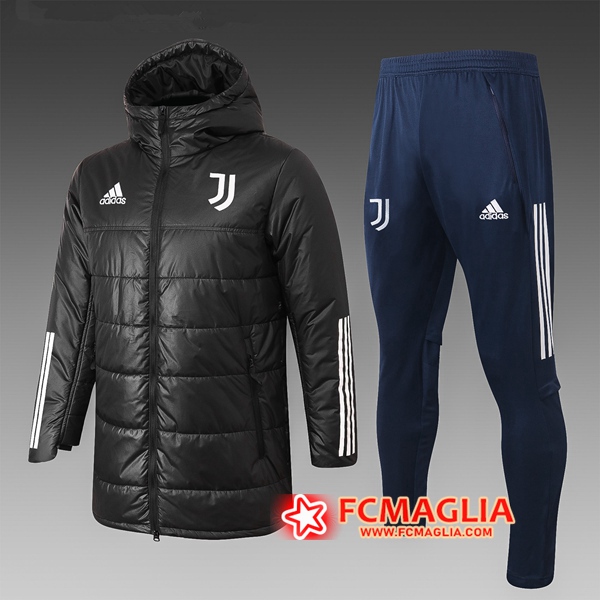 Piumino Calcio Juventus Nero + Pantaloni 2020/2021