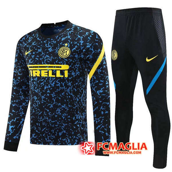 Tuta Allenamento Inter Milan Blu 2020/2021 Pantaloni | Venduto a ...
