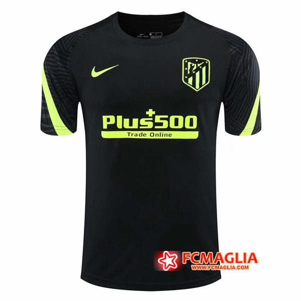 T Shirt Allenamento Atletico Madrid Nero 2020/2021