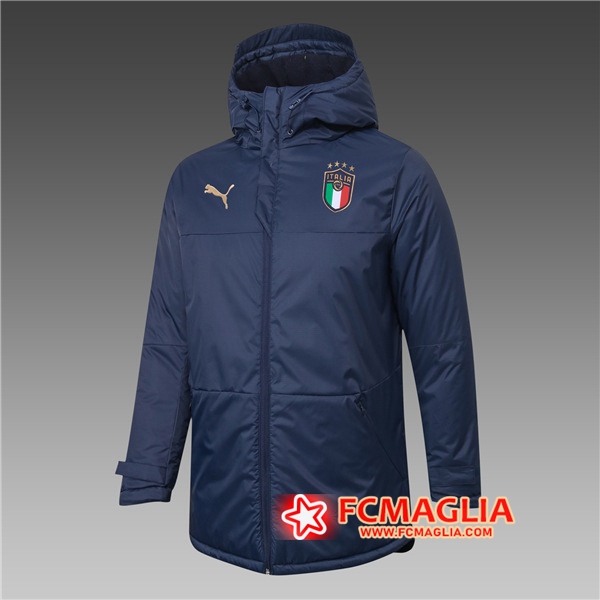 Piumino Calcio Italia Blu Marin 2020/2021