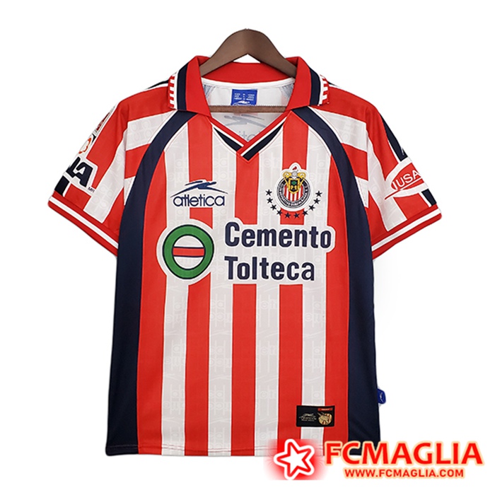 Maglie Calcio Guadalajara Chivas Retro Prima 1999/2000