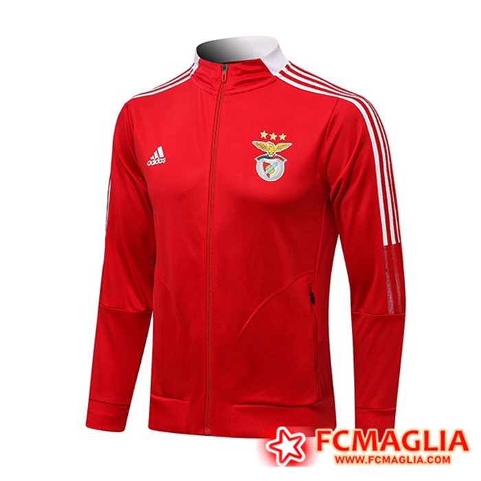 Giacca Calcio S.L Benfica Rosso/Bianca 2021/2022