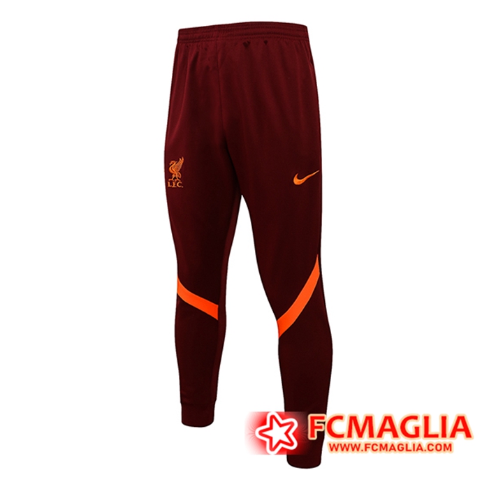 Pantaloni Da Training FC Liverpool Rosso/Orange 2021/2022