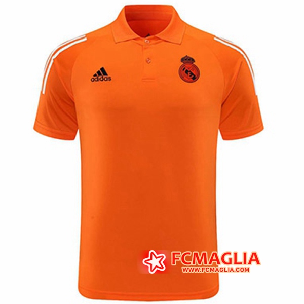 Maglia Polo Real Madrid Arancione 2020/2021