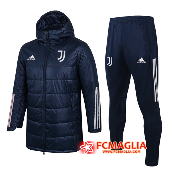 Piumino Calcio Juventus + Pantaloni Blu Marin 2020/2021