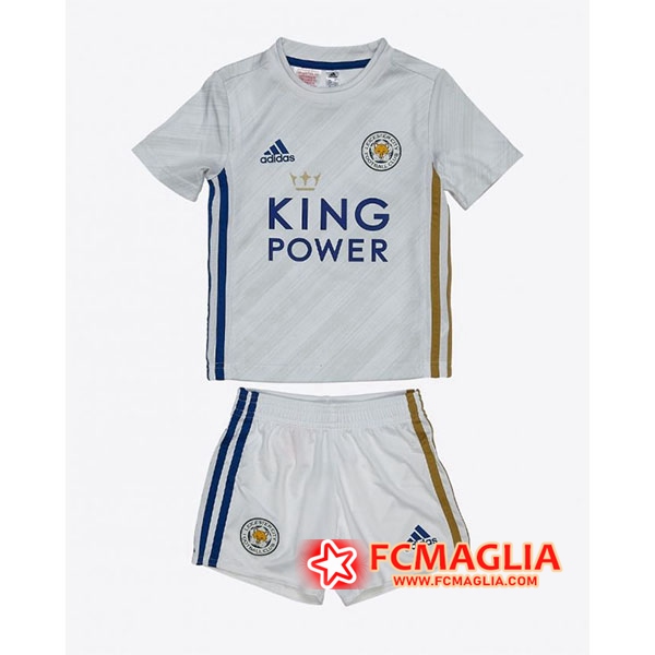 Nuove Maglia Calcio Leicester City Bambino Seconda 2020/2021