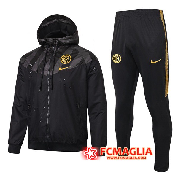 Tuta Allenamento Inter Milan Nero 19 20 Giacca A Vento Pantaloni Venduto a economiche prezzo