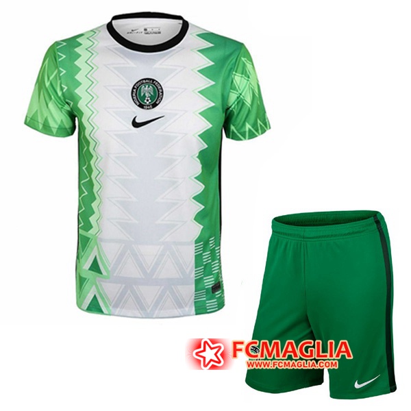 Maglia Calcio Nigeria Bambino Prima 2020/2021 Maglia Calcio Nigeria Bambino Prima 2020/2021