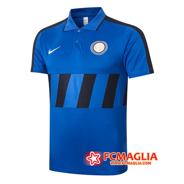 Maglia Polo Inter Milan Blu Nero 2020/2021