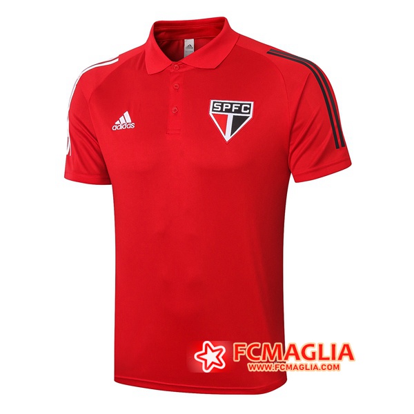 Maglia Polo Sao Paulo FC Rosso 2020/2021
