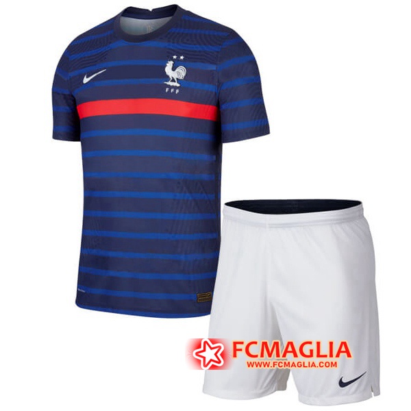 Maglia Calcio Francia Bambino Prima 2020-2021