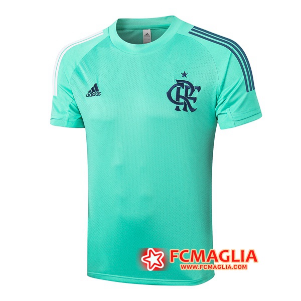 T Shirt Allenamento Flamengo Verde 2020/2021