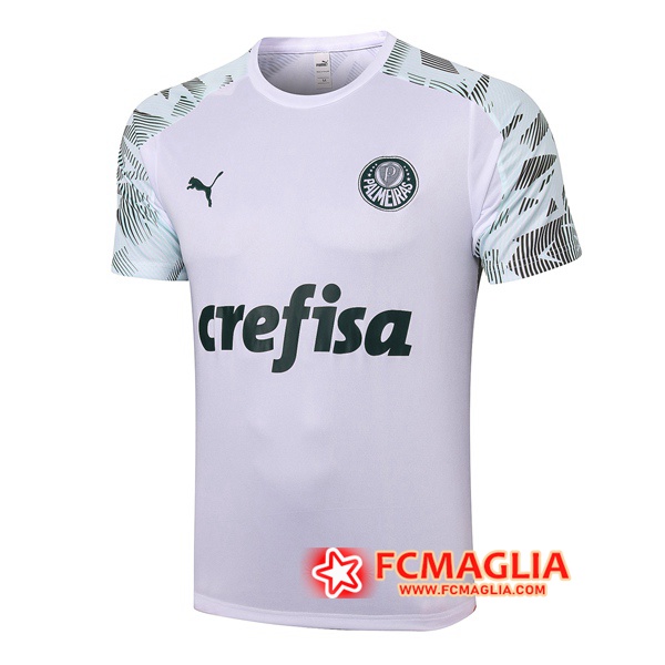 T Shirt Allenamento Palmeiras Bianco 2020/2021