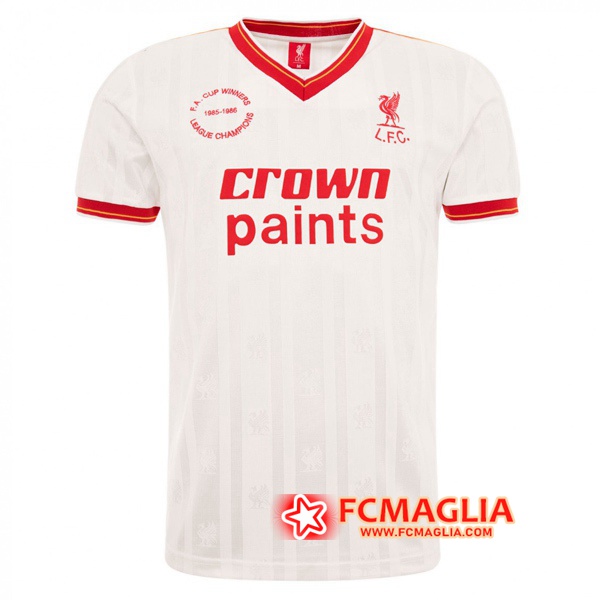 Maglia Calcio FC Liverpool Retro Seconda 1985/1986