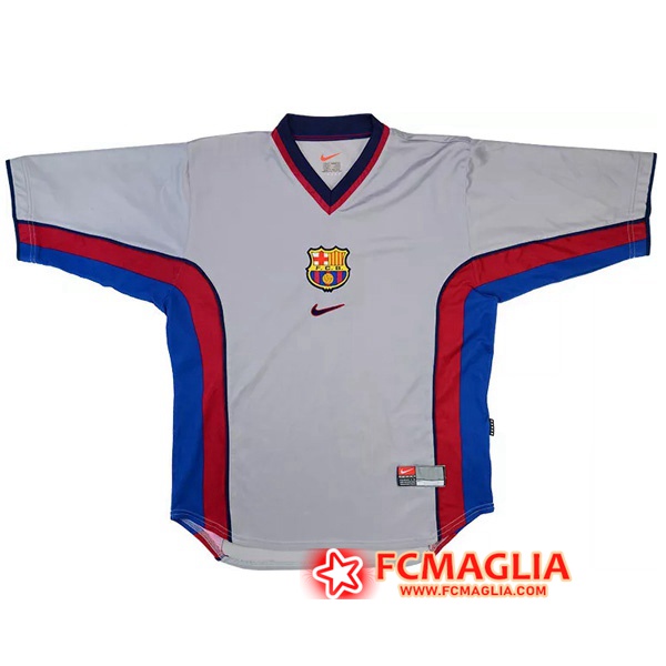 Maglia Calcio FC Barcellona Retro Seconda 1998/2001