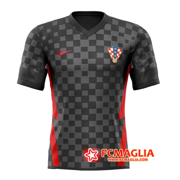 Maglia Calcio Croazia Seconda UEFA Euro 2020