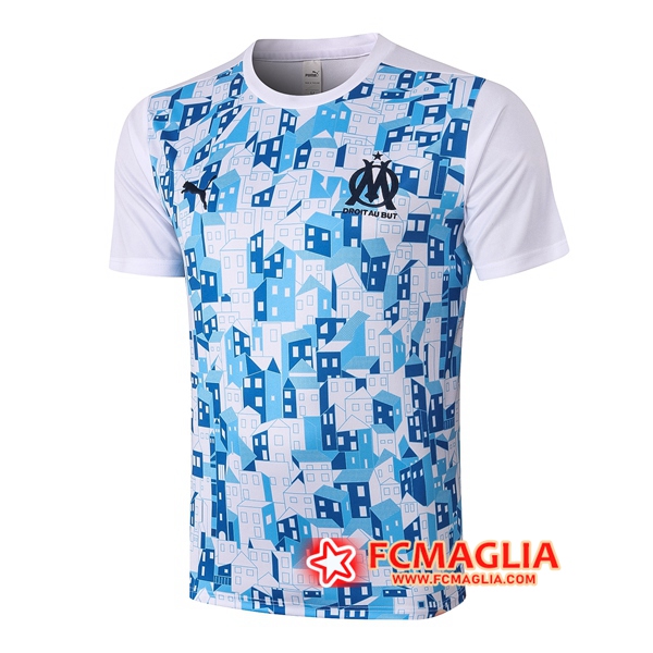 T Shirt Allenamento Marsiglia OM Bianco 2020/2021