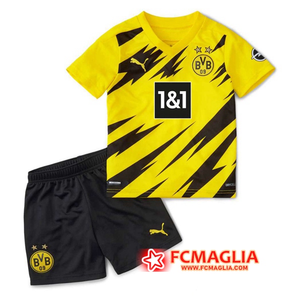 Maglia Calcio Dortmund BVB Bambino Prima 2020/21 | Venduto a ...