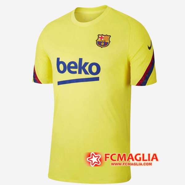 T Shirt Allenamento FC Barcellona Giallo 2020/21 | Venduto a ...