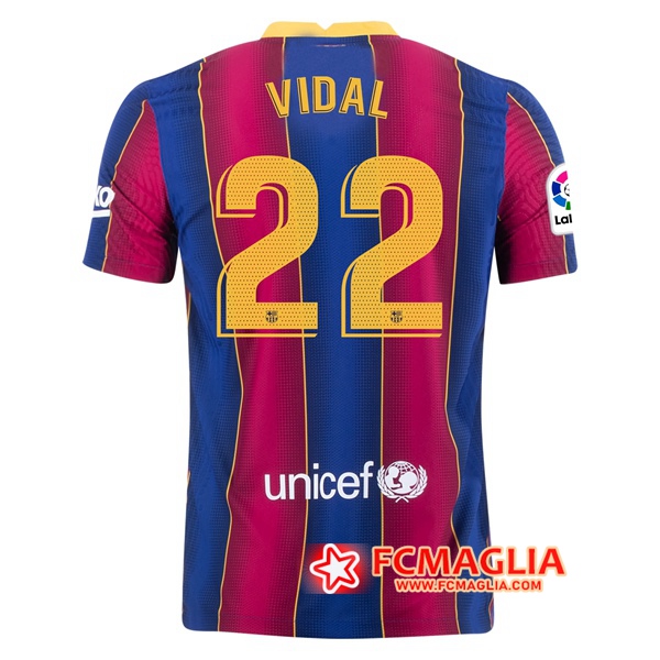 Maglia Calcio FC Barcellona (VIDAL 22) Prima 2020/2021