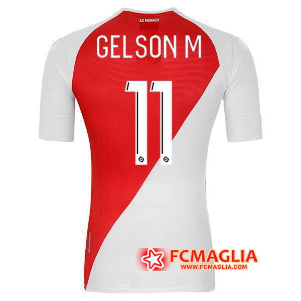 Maglia Calcio AS Monaco (GELSONM 11) Prima 2020/2021