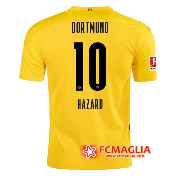 Maglia Calcio Dortmund BVB (HAZARD 10) Prima 2020/21 | Venduto a ...