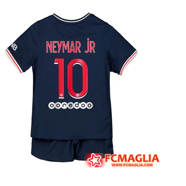 Maglia Calcio PSG (Neymar Jr 10) Bambino Prima 2020/2021
