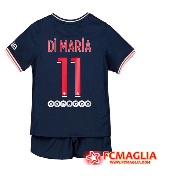 Maglia Calcio PSG (Di Maria 11) Bambino Prima 2020/2021