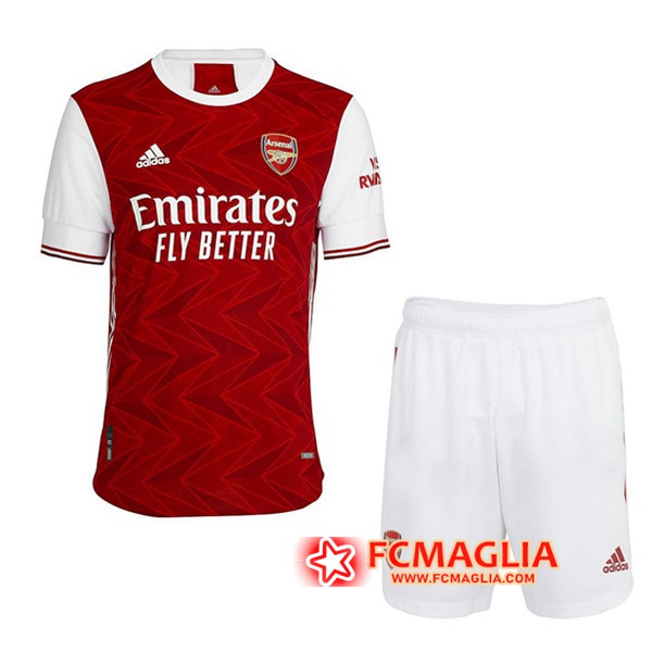 Kit Maglia Calcio Arsenal Prima + Pantaloncini 2020/2021