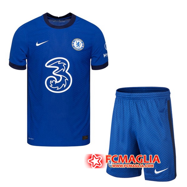 Kit Maglia Calcio FC Chelsea Prima + Pantaloncini 2020/2021