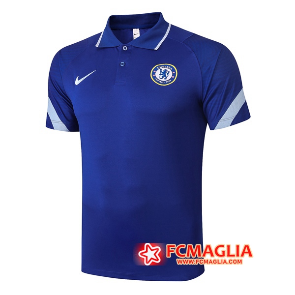 Maglia Polo FC Chelsea Blu 2020/2021