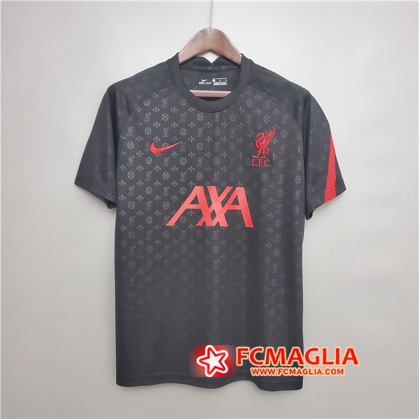 T Shirt Allenamento FC Liverpool Nero 2020/2021
