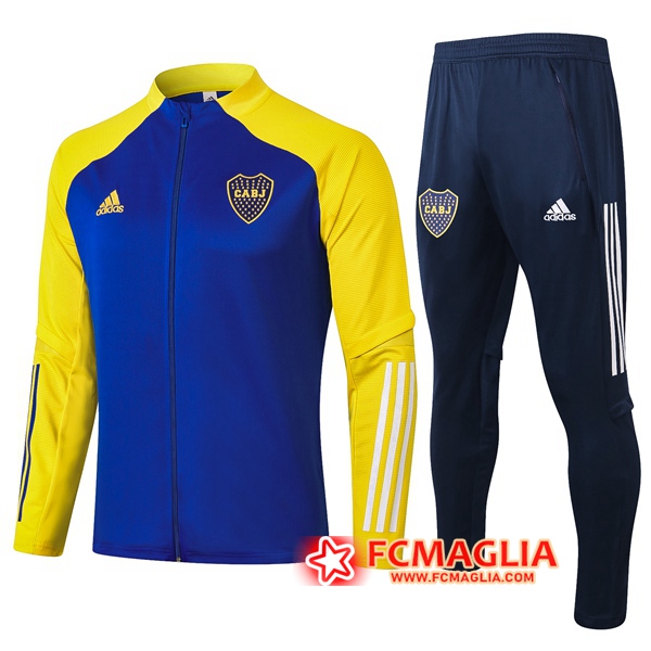 Tuta Allenamento Boca Juniors Blu 2020/2021 Giacca + Pantaloni