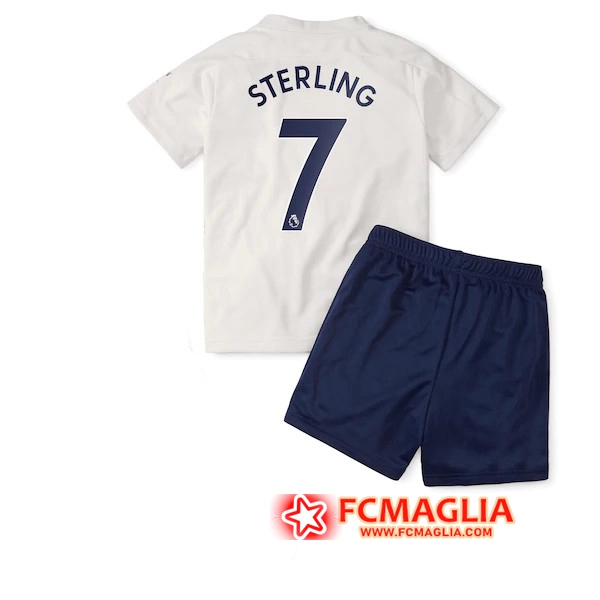 Maglia Calcio Manchester City (Sterling 7) Bambino Terza 2020/2021