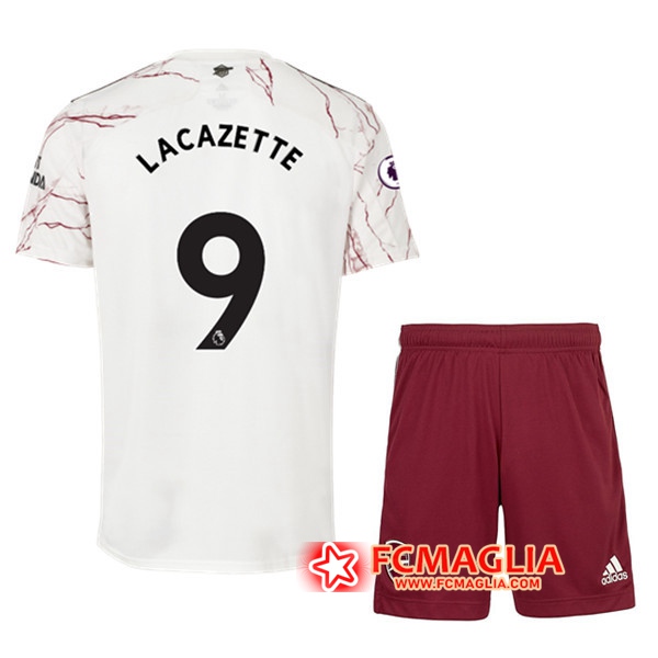 Maglia Calcio Arsenal (Lacazette 9) Bambino Seconda 2020/2021