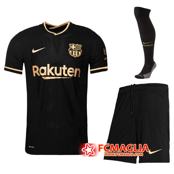 Kit Maglia Calcio FC Barcellona Seconda (Pantaloncini+Calzettoni) 2020/2021
