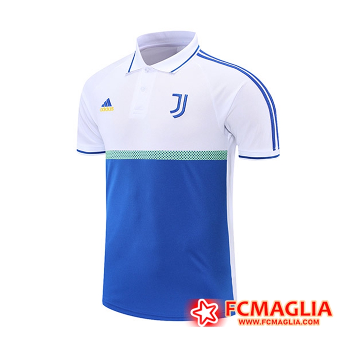Maglia Polo Juventus Bianca/Blu 2021/2022