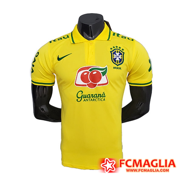 Maglia Polo FC Brasile Giallo 2021/2022