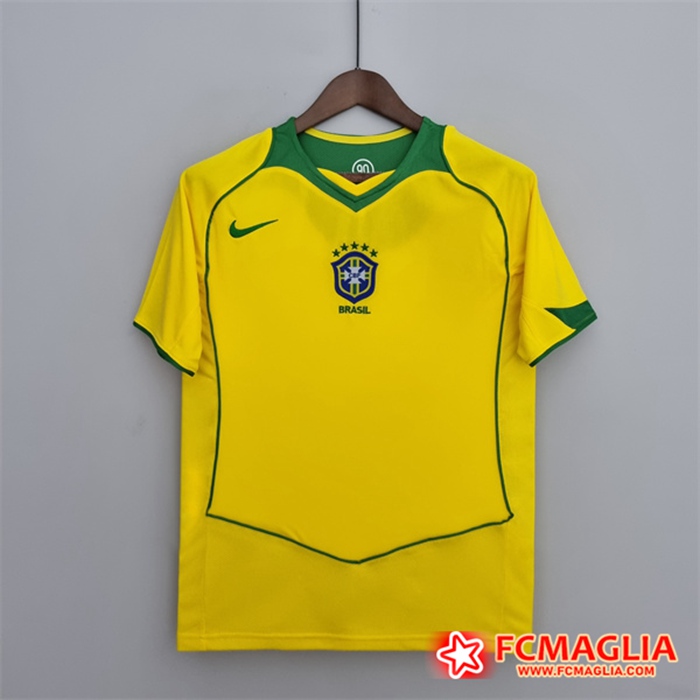 Maglie Calcio Brasile Retro Prima 2004/2006