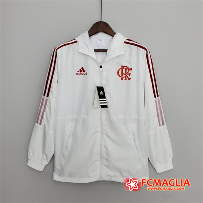 Giacca A Vento Flamengo Bianco 2022/2023