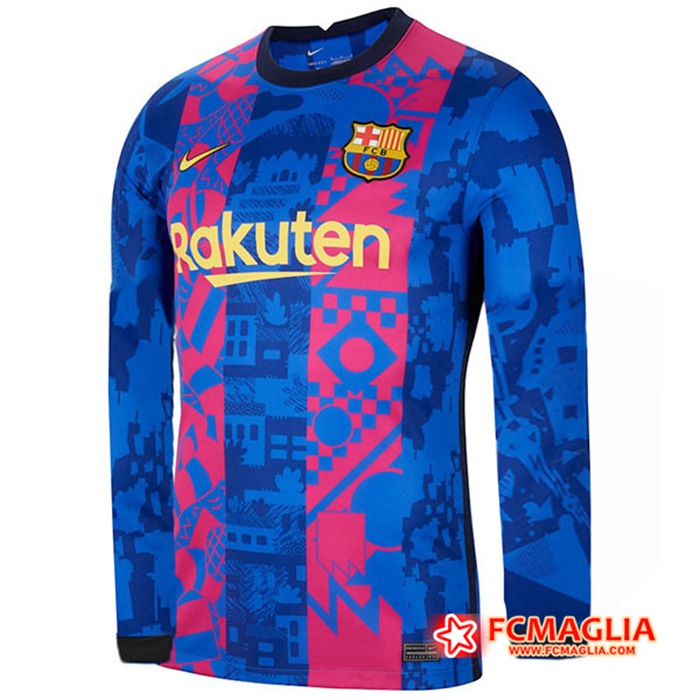 Nuova Nuova Maglie Calcio FC Barcellona Seconda 2024/2025 Basso Prezzo